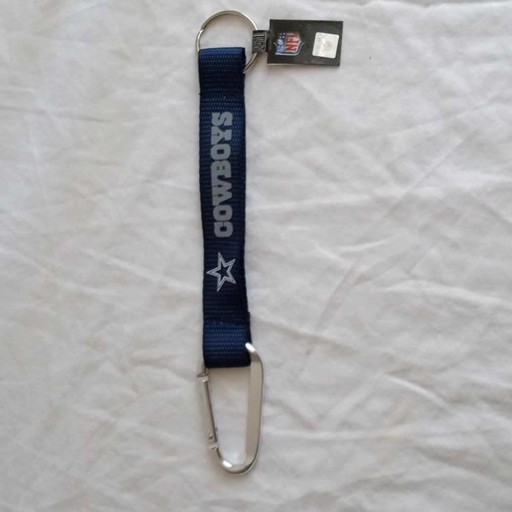 Dallas Cowboys Carabiner Lanyard Car Key Ring NWT - Picture 8 of 8
